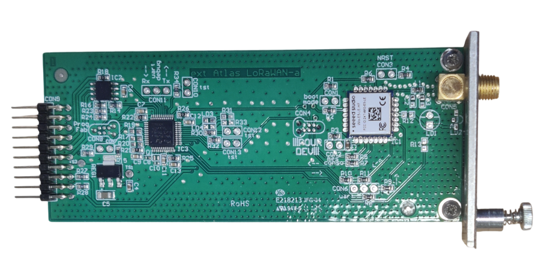 Bild der LoRaWAN-Erweiterungskarte für die AQUA-CJ-Station