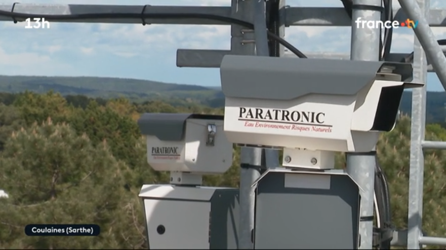 Image des caméras PARATRONIC installées pour le SDIS du 72 dans la Sarthe