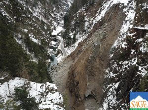 Gorges de l'Arly, Erdrutsche 3