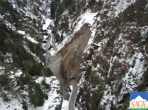 Gorges de l’Arly, glissements de terrains 2