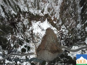 Desprendimientos de las Gorges de l'Arly